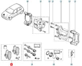 Megane Ön Fren Balatası Şema